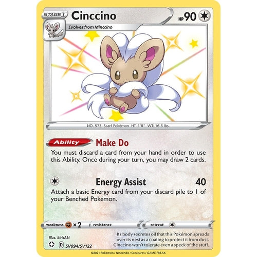 Cinccino (SV094/SV122) (Shining Fates: Shiny Vault) - PokéBox Australia