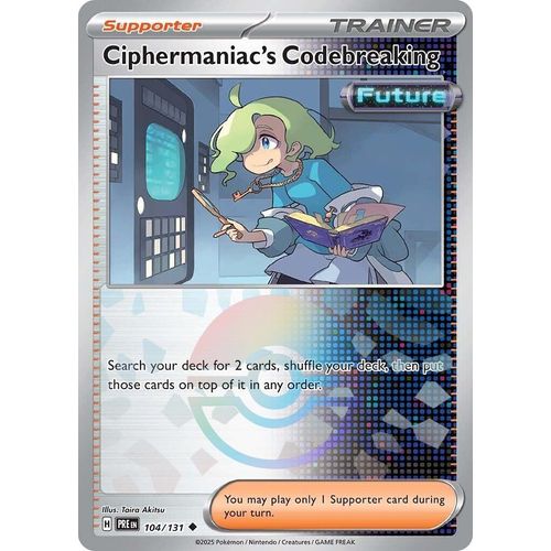 Ciphermaniac's Codebreaking (Poke Ball Pattern) (104/131) [SV: Prismatic Evolutions] - PokéBox Australia