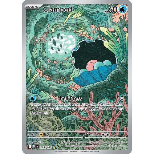Clamperl (195/182) (SV10: Destined Rivals) - PokéBox Australia