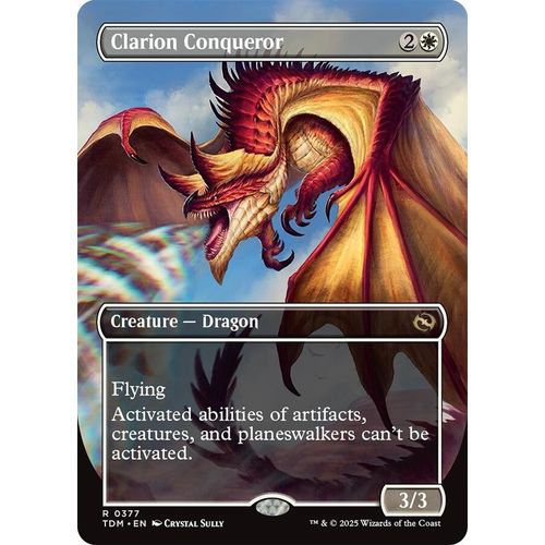 Clarion Conqueror (Borderless) (377) (Tarkir: Dragonstorm) - PokéBox Australia