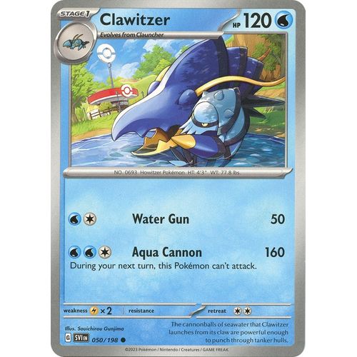 Clawitzer (050/198) [SV01: Scarlet & Violet Base Set] - PokéBox Australia