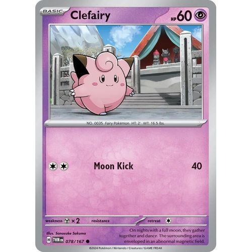 Clefairy (078/167) [SV06: Twilight Masquerade] - PokéBox Australia