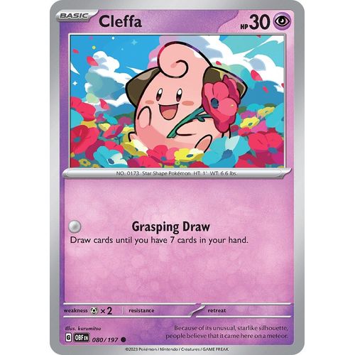 Cleffa (080/197) [SV03: Obsidian Flames] - PokéBox Australia