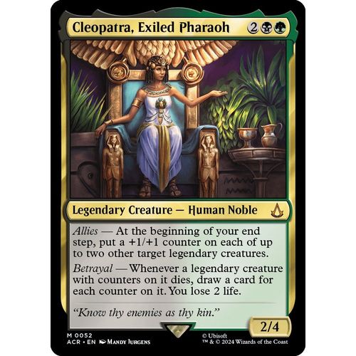 Cleopatra, Exiled Pharaoh (52) [Universes Beyond: Assassin's Creed] - PokéBox Australia