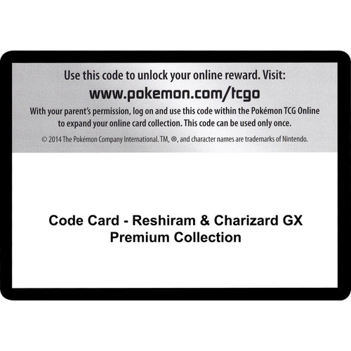 Code Card - Reshiram & Charizard GX Premium Collection (Miscellaneous Cards & Products) - PokéBox Australia