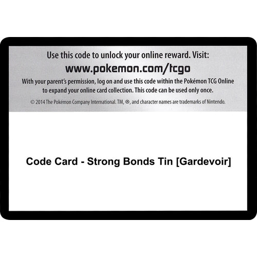 Code Card - Strong Bonds Tin [Gardevoir] (Miscellaneous Cards & Products) - PokéBox Australia