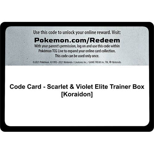 Code Card [SV01: Scarlet & Violet Base Set] - PokéBox Australia