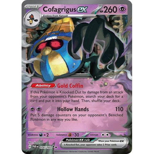 Cofagrigus ex (076/182) [SV04: Paradox Rift] - PokéBox Australia