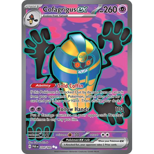 Cofagrigus ex (224/182) [SV04: Paradox Rift] - PokéBox Australia