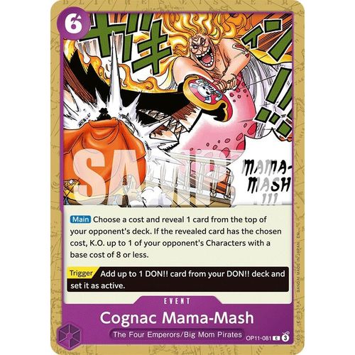 Cognac Mama - Mash (OP11 - 081) [A Fist of Divine Speed] - PokéBox Australia