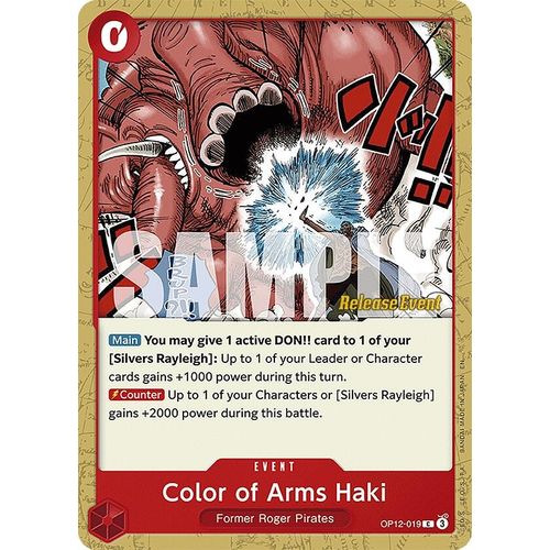 Color of Arms Haki (OP12 - 019) (Legacy of the Master Release Event Cards) - PokéBox Australia
