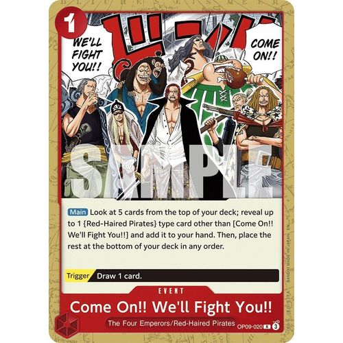 Come On!! We'll Fight You!! (Reprint) (OP09 - 020) [Starter Deck 23: RED Shanks] - PokéBox Australia