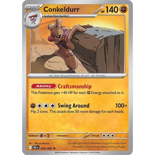 Conkeldurr (049/086) (SV: Black Bolt) - PokéBox Australia