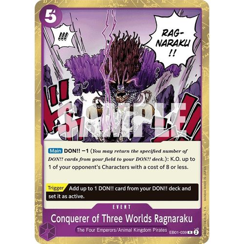 Conquerer of Three Worlds Ragnaraku (EB01 - 039) [Extra Booster: Memorial Collection] - PokéBox Australia