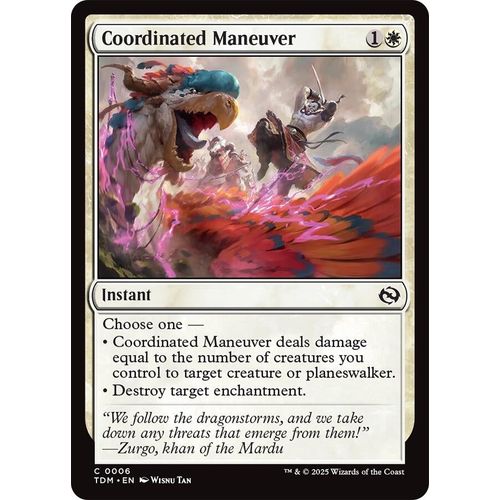 Coordinated Maneuver (6) (Tarkir: Dragonstorm) - PokéBox Australia