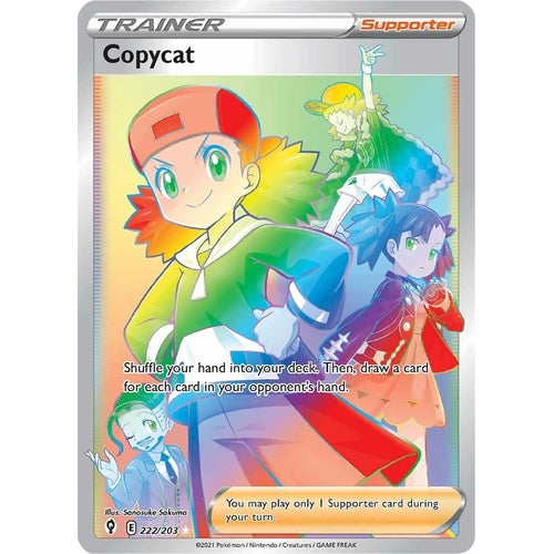 Copycat (Secret) (222/203) (SWSH07: Evolving Skies) - PokéBox Australia
