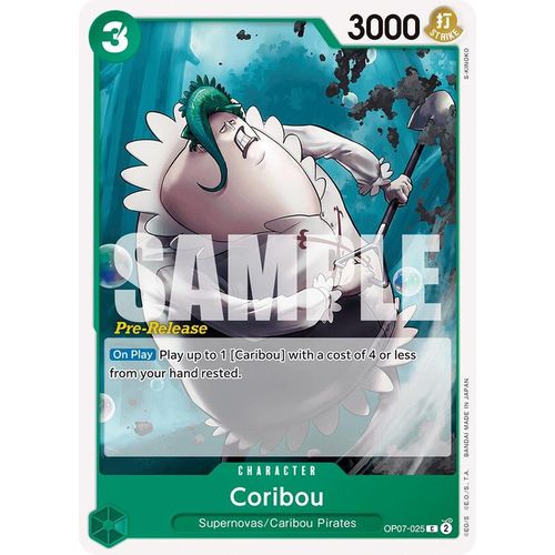 Coribou (OP07 - 025) [500 Years in the Future Pre - Release Cards] - PokéBox Australia