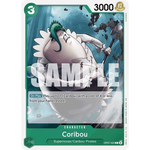 Coribou (Reprint) (OP07 - 025) [Starter Deck 24: GREEN Jewelry Bonney] - PokéBox Australia