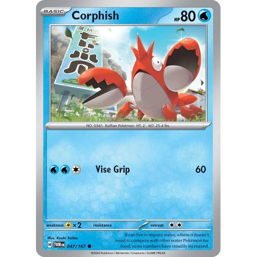 Corphish (047/167) [SV06: Twilight Masquerade] - PokéBox Australia