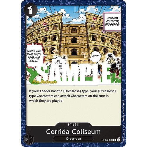 Corrida Coliseum (OP04 - 096) [Kingdoms of Intrigue Pre - Release Cards] - PokéBox Australia