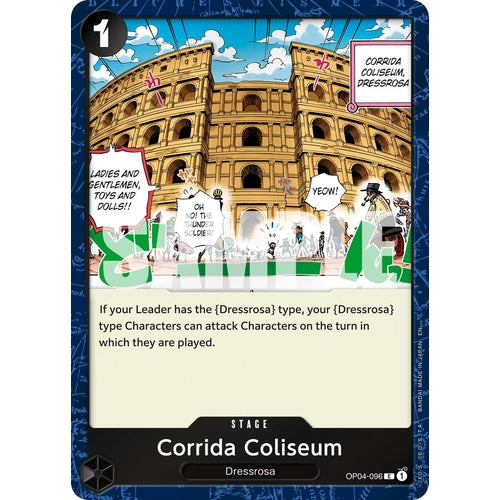 Corrida Coliseum (Pirate Foil) (OP04 - 096) (Premium Booster - The Best - Vol. 2) - PokéBox Australia