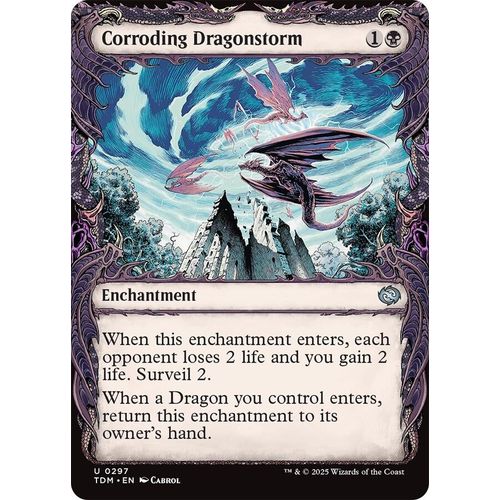 Corroding Dragonstorm (Showcase) (297) (Tarkir: Dragonstorm) - PokéBox Australia