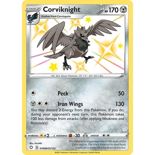 Corviknight (SV089/SV122) (Shining Fates: Shiny Vault) - PokéBox Australia