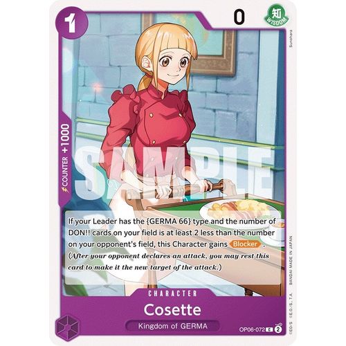 Cosette (OP06 - 072) [Wings of the Captain] - PokéBox Australia