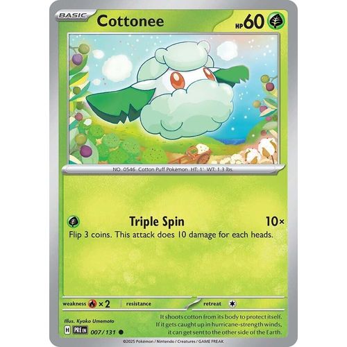 Cottonee (007/131) [SV: Prismatic Evolutions] - PokéBox Australia