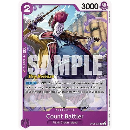 Count Battler (OP06 - 075) [Wings of the Captain Pre - Release Cards] - PokéBox Australia