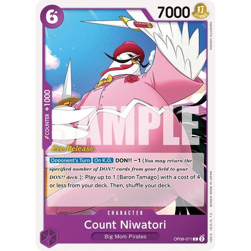 Count Niwatori (OP08 - 071) [Two Legends Pre - Release Cards] - PokéBox Australia