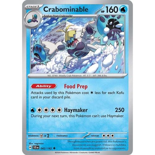 Crabominable (042/142) [SV07: Stellar Crown] - PokéBox Australia