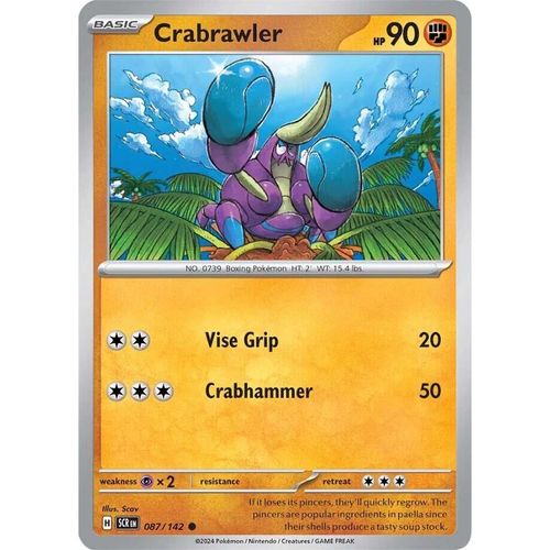 Crabrawler (087/142) [SV07: Stellar Crown] - PokéBox Australia