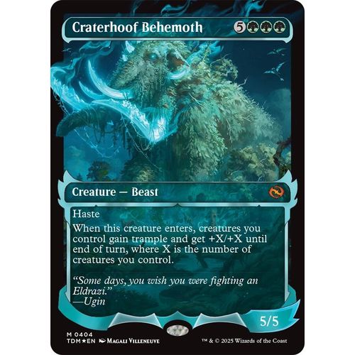 Craterhoof Behemoth (Showcase) (404) (Tarkir: Dragonstorm) - PokéBox Australia