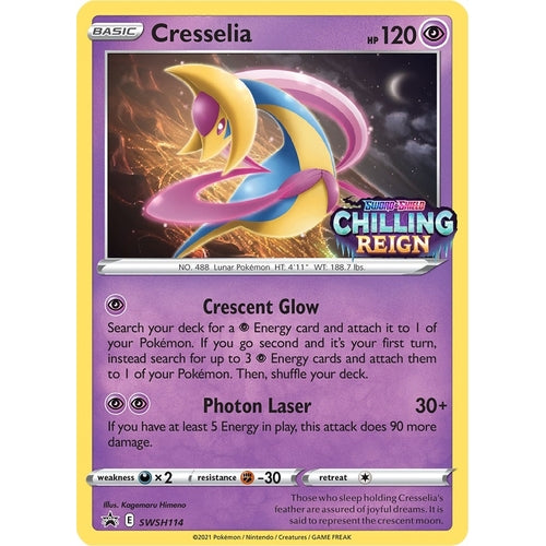Cresselia - SWSH114 (Prerelease) (SWSH114) (SWSH: Sword & Shield Promo Cards) - PokéBox Australia