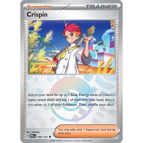 Crispin - 105/131 (Poke Ball Pattern) (105/131) [SV: Prismatic Evolutions] - PokéBox Australia