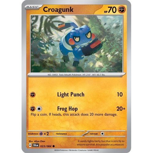 Croagunk (023/064) [SV: Shrouded Fable] - PokéBox Australia