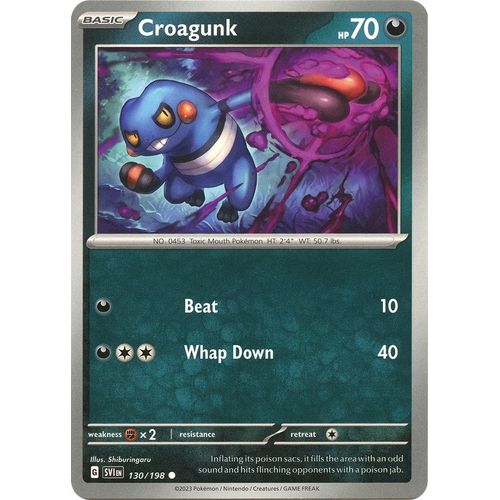 Croagunk (130/198) [SV01: Scarlet & Violet Base Set] - PokéBox Australia