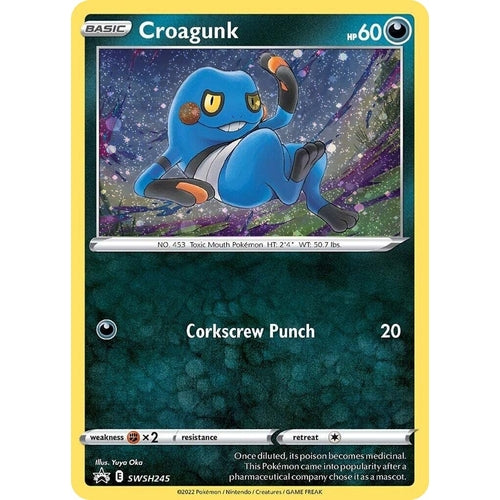 Croagunk - SWSH245 (Cosmos Holo) (SWSH245) (SWSH: Sword & Shield Promo Cards) - PokéBox Australia