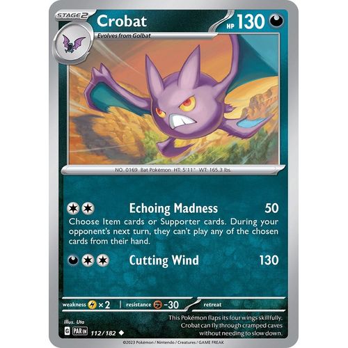 Crobat (112/182) [SV04: Paradox Rift] - PokéBox Australia