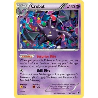 Crobat - 33/119 (Cosmos Holo) (033/119) (Miscellaneous Cards & Products) - PokéBox Australia