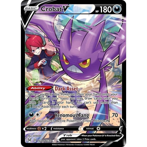 Crobat V (TG20/TG30) (SWSH11: Lost Origin Trainer Gallery) - PokéBox Australia