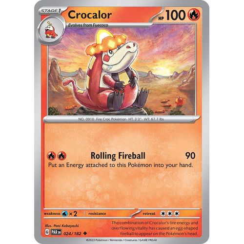 Crocalor (024/182) [SV04: Paradox Rift] - PokéBox Australia
