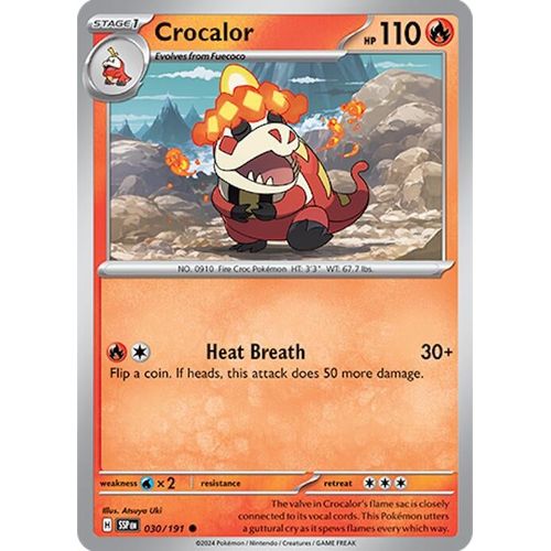 Crocalor (030/191) [SV08: Surging Sparks] - PokéBox Australia