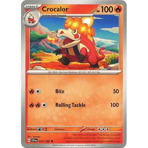 Crocalor (037/198) [SV01: Scarlet & Violet Base Set] - PokéBox Australia