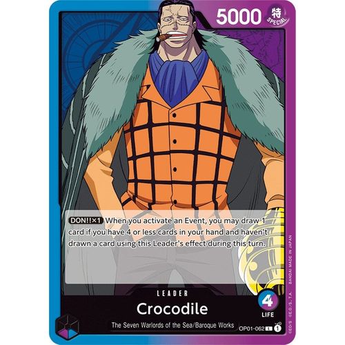 Crocodile (062) (OP01 - 062) [Romance Dawn] - PokéBox Australia