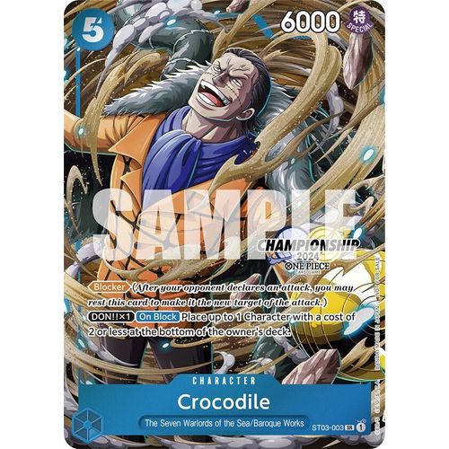 Crocodile (CS 2024 Celebration Pack) (ST03 - 003) [One Piece Promotion Cards] - PokéBox Australia