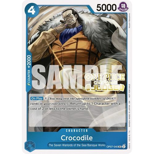 Crocodile (Judge Pack Vol. 6) (OP07 - 040) (One Piece Promotion Cards) - PokéBox Australia