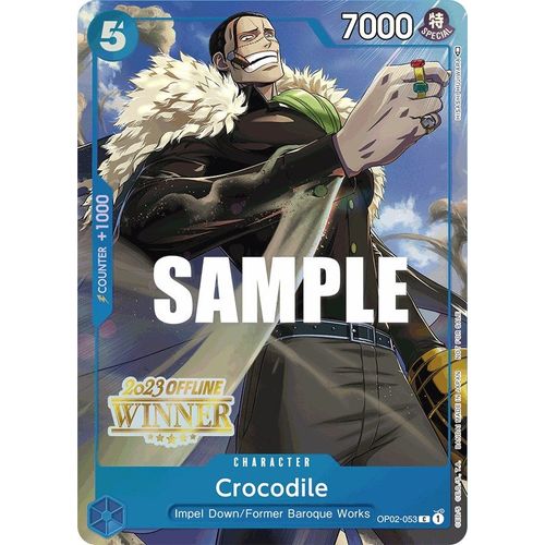 Crocodile (Offline Regional 2023) [Winner] (OP02 - 053) [One Piece Promotion Cards] - PokéBox Australia