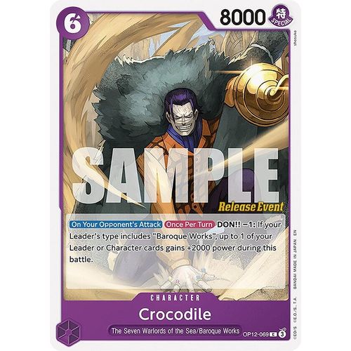 Crocodile (OP12 - 069) (Legacy of the Master Release Event Cards) - PokéBox Australia